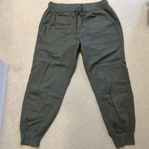 High Rise Pleated Cargo Pants